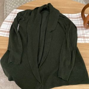 Gap olive green cardigan